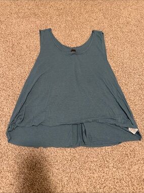 We The Free Relaxed Layered Tank — Teal